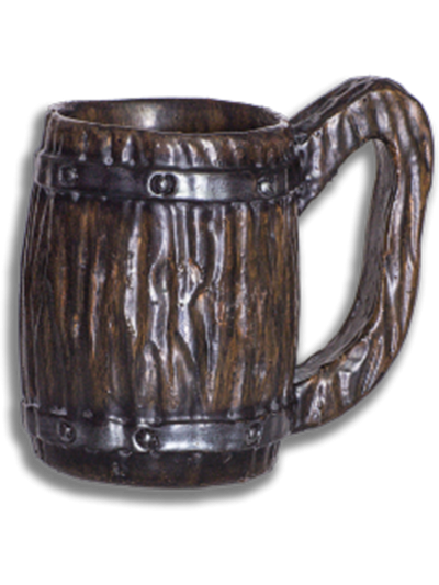 Trollfelsen LARP Fun Artikel "Holzbecher"